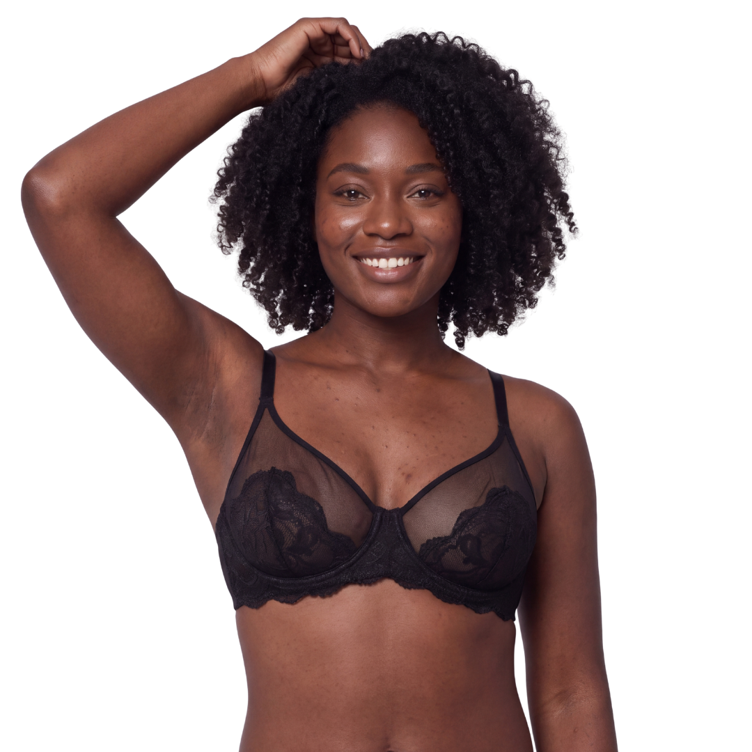 Sileor™ Soutien-gorge Résille Fleurie