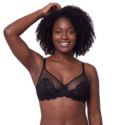 Sileor™ Soutien-gorge Résille Fleurie